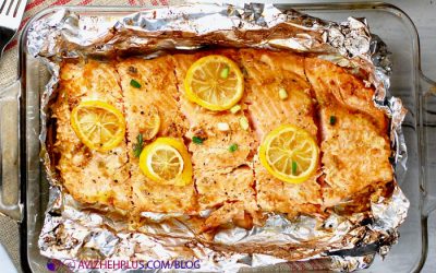 طرز تهیه ماهی در فر با فویل 4.4 (24)