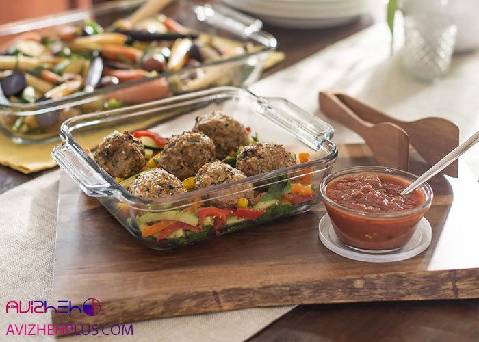 ظرف شیشه ای ماکروفر