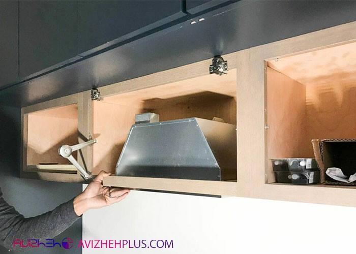 آموزش نصب هود مخفی در کابینت 
